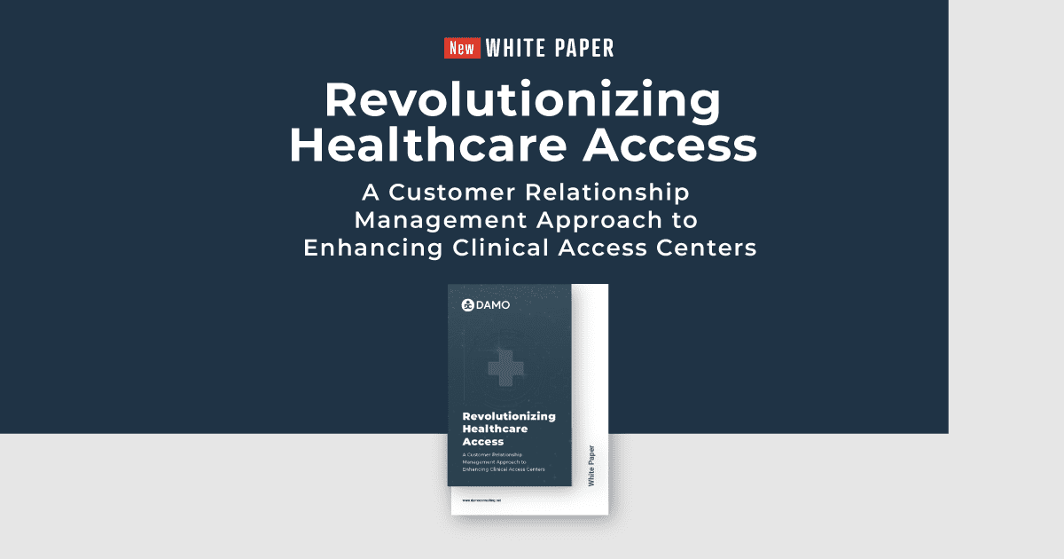 white paper revolutionizing healthcare access crm adivisory page thumbnail
